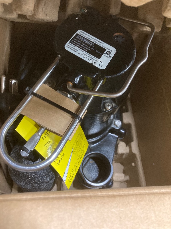 Photo 1 of 1/2 HP Cast Iron Sump Pump