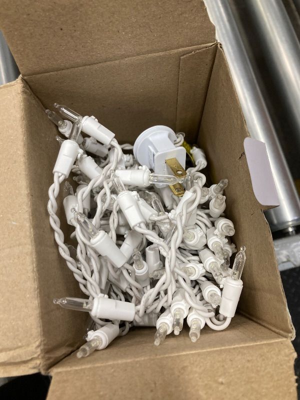 Photo 1 of 200 Count Warm White Mini LED Icicle Lights