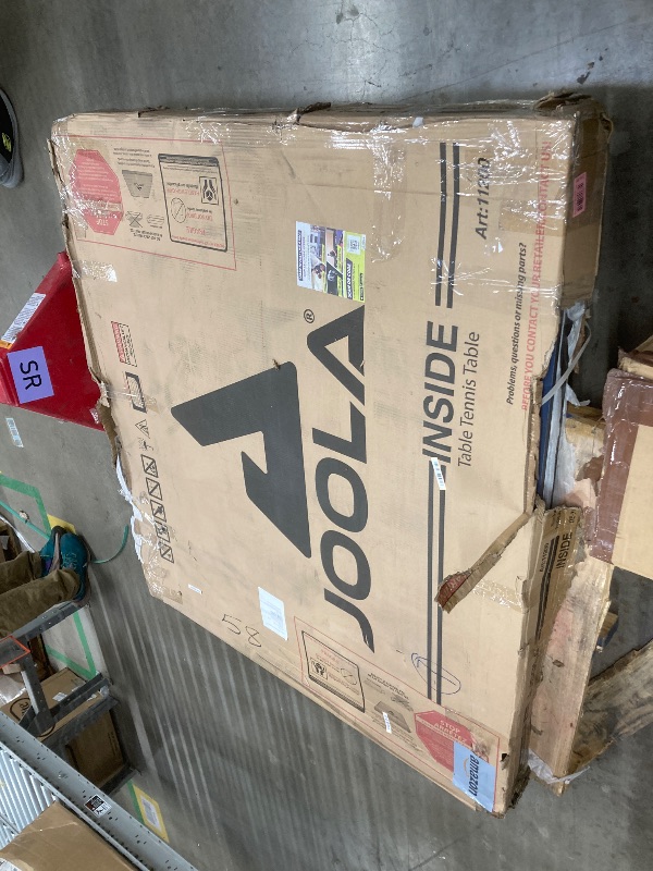 Photo 3 of JOOLA Inside Professional MDF Indoor Ping Pong Table with Quick Clamp Table Tennis Net and Post Set - 10 Minute Easy Assembly - Tournament Quality - Foldable with Single Player Playback Mode