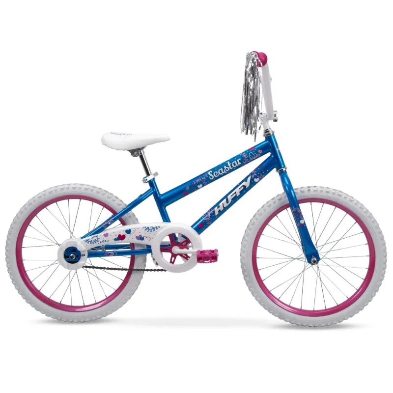 Photo 1 of 20" Huffy Sea Star Bicycle, for Kids Ages 5-12 Years, Streamers, Blue/Pink
