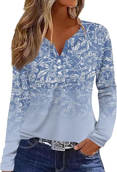 Photo 1 of ***SHIRT IS SIMILAR, NOT EXACT*** Fantaslook Sweatshirts for Women Crewneck Casual Long Sleeve Shirts Tunic Tops