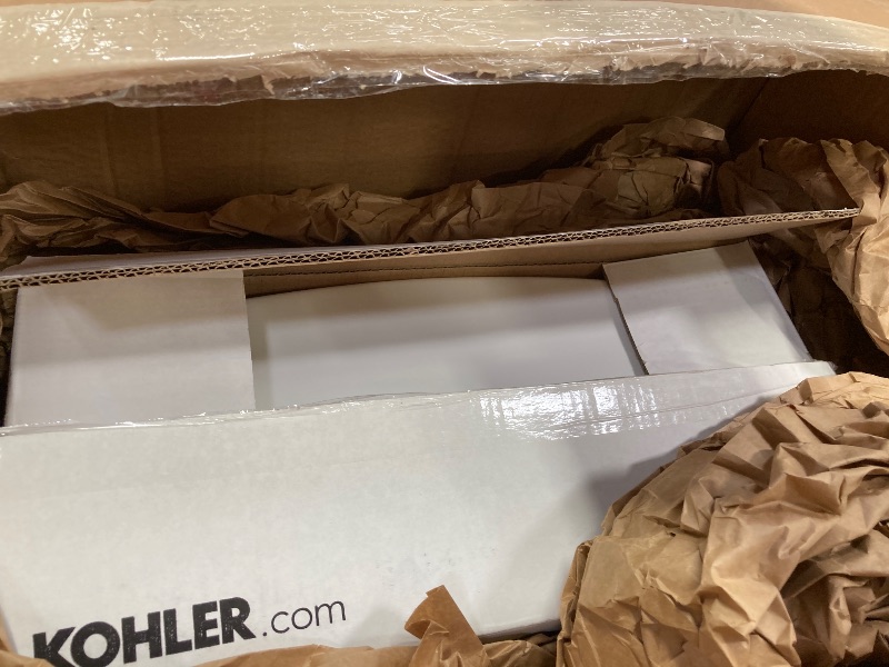 Photo 1 of  -----TANK ONLY-----  Kohler K-3999-0 Highline Comfort Height Two-piece Elongated 1.28 Gpf Toilet with Class Five Flushing Technology And Left-hand Trip Lever, Seat Not Included, White
