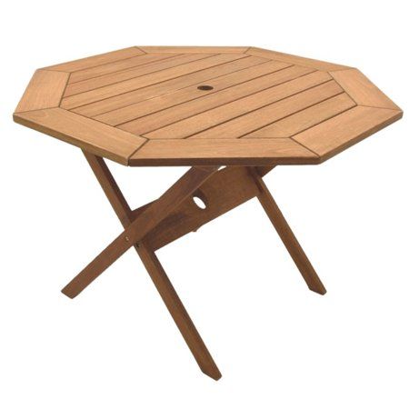 Photo 1 of Amazonia Outdoor Patio Octagonal Folding Table - 1pc
