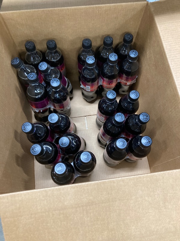 Photo 1 of Cherry Coke Zero Sugar, Cherry Flavored Coca-Cola Diet Soda Soft Drink, 16.9 fl oz, 24 pack