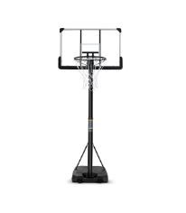 Photo 1 of Portable Basketball Hoop Goal Basketball Hoop System Height Adjustable 7 ft. 6 in..10 ft. with 44 inch Indoor Outdoor PVC Backboard Material
