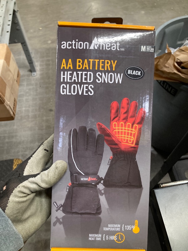 Photo 2 of ACTIONHEAT
Men's Black AA Battery Heated Gloves