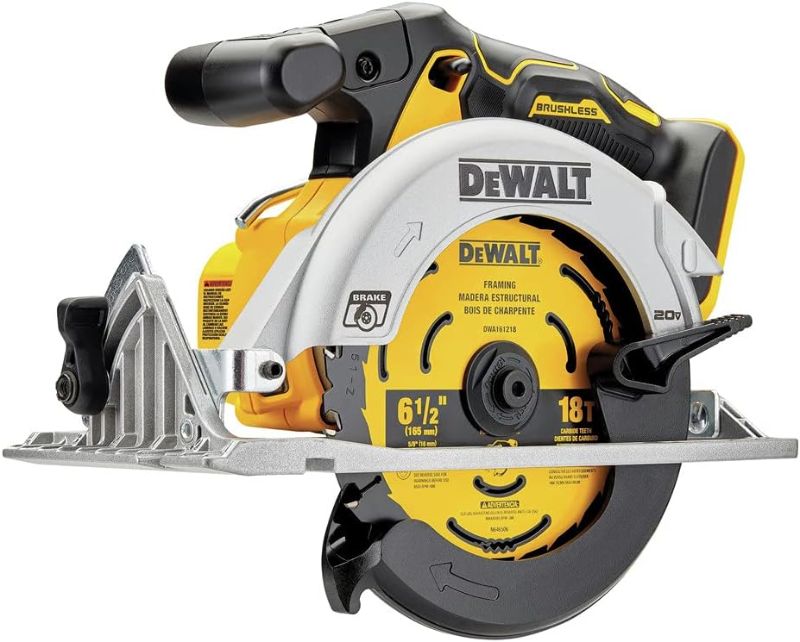 Photo 3 of ***SAW ONLY, NO BATTERY, NO CHARGER***DEWALT 20V MAX* Circular Saw, 6-1/2-Inch, Cordless