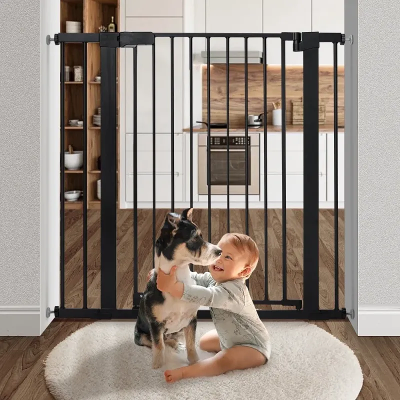 Photo 1 of ***UNOPENED*** Baby Safety Gate, 36" Extra Tall, 29.5-40.6" Wide Baby Gate for Stairs and Doorway, Gate for 6 to 36 Months Old ,Black
