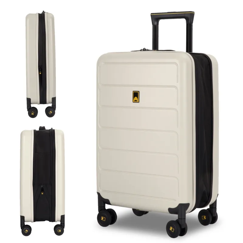 Photo 1 of *see notes*
Landisun Collapsible Carry-on Luggage, Hardshell 20 inch Carry on Travel Luggage with Spinner Wheels, Creamy White
