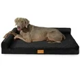 Photo 1 of ****USED AND DIRTY***Exclusivo Mezcla Orthopedic Pet Bed for Large Dogs 42"X28", L Shaped Waterproof Dog Beds with Removable Washable Cover, Black