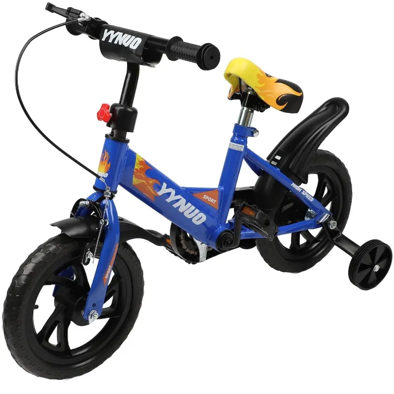 Photo 1 of 12 inch Kids Bike with Training Wheels, 2-in-1 Kids Bicycle with Adjustable Handlebar/Seat, Toddler Bike Children Christmas Birthday New Year Gift for Boys Girls Kids Toddlers 1 to 5 Years Old
