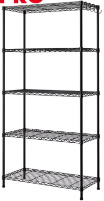 Photo 1 of " Storage Shelves 5 Tier Metal Shelving Unit Garage Wire Rack
