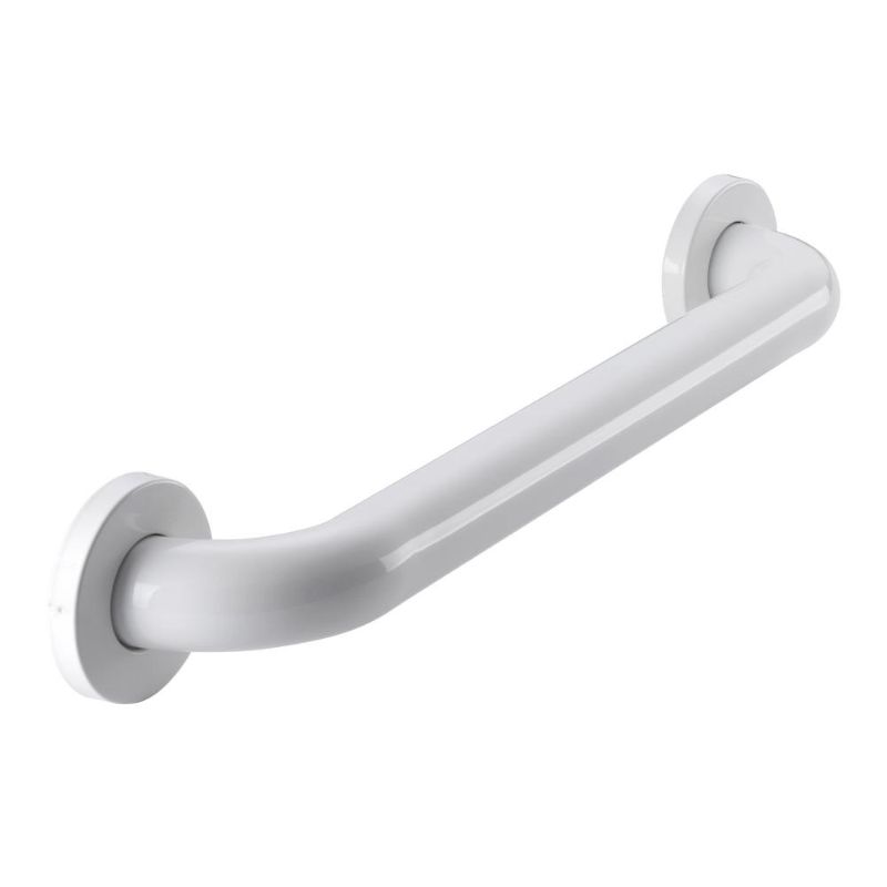 Photo 1 of 18 in. X 1-1/2 in. Concealed Screw ADA Compliant Grab Bar in White
