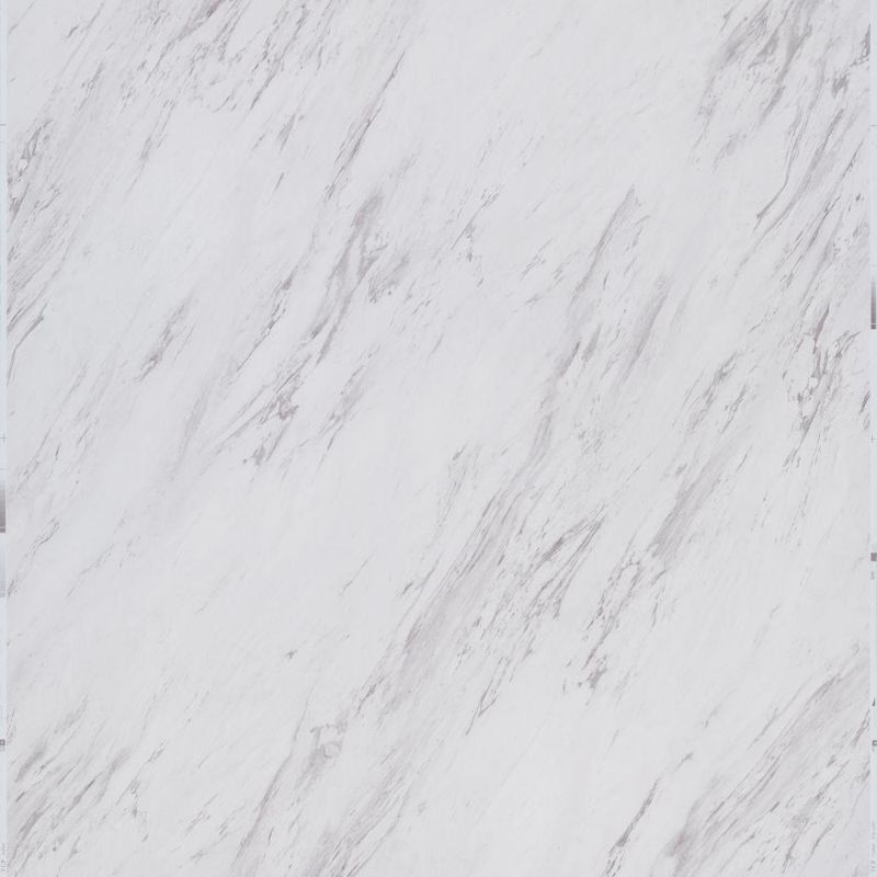 Photo 1 of Carrara Marble 4 MIL 12 in. W X 24 in. L Peel and Stick Waterproof Vinyl Tile Flooring (20 Sqft/case)