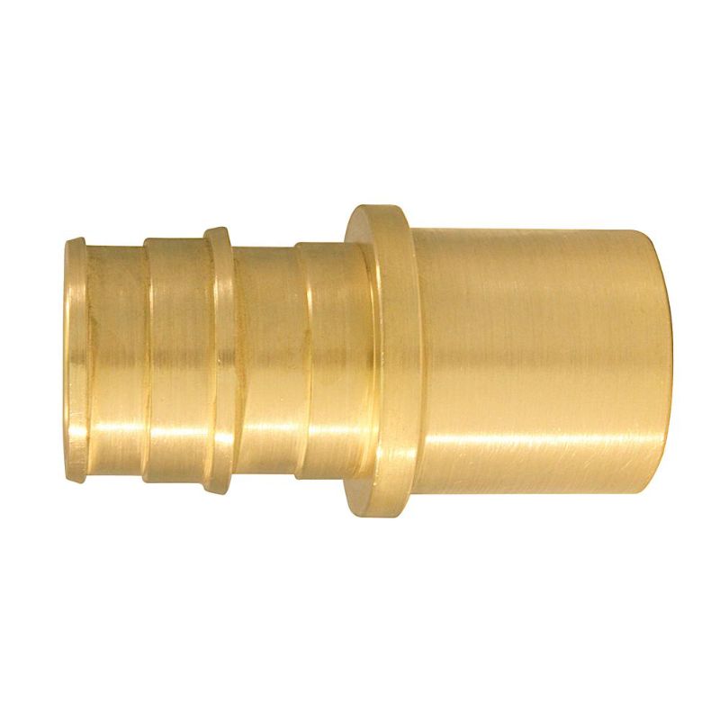 Photo 1 of 0.75 X 0.75 in. Brass PEX-a Sweat Adapter