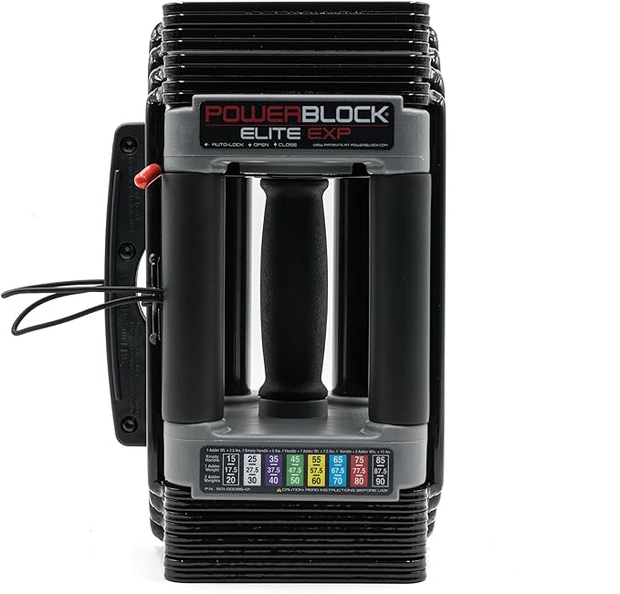 Photo 1 of *only one* 
PowerBlock Elite EXP Adjustable Dumbbells, Sold in Pairs, Stage 1, 5-50 lb. Dumbbells, 