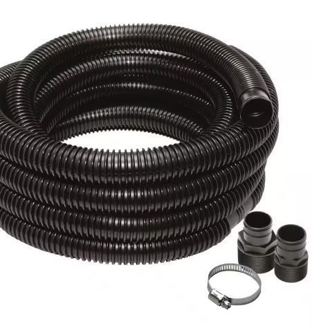 Photo 1 of 1-1/4 in. x 24 ft. Sump Pump Discharge Hose Kit
