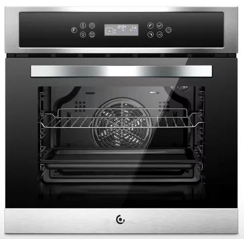 Photo 1 of 24 in. 2.5 cu. ft. Single Electric Convection Thermal Wall Oven with 11 Functions in Stainless Steel


