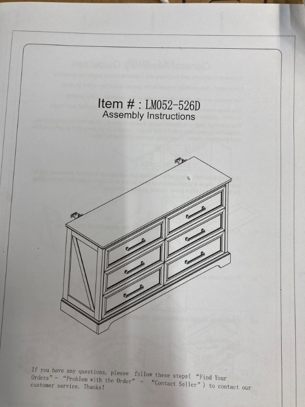 Photo 1 of ACCOHOHO Farmhouse 6 Drawer Dresser for Bedroom, 52 Inch Wide Modern Dresser TV Stand with Large Drawers & Bar Handles, Rustic Wood Dresser Chest of Drawers for Bedroom, Living Room, Hallway, Brown
