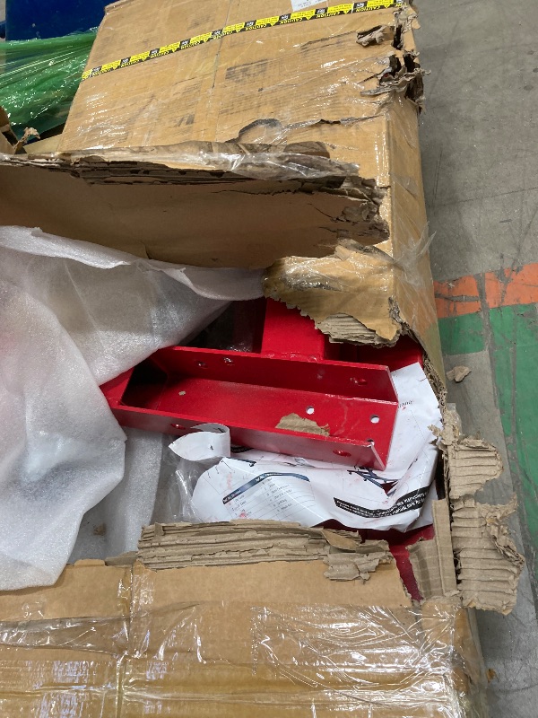 Photo 1 of MERXENG 2 Ton Engine Hoist, Folding Cherry Picker Engine Hoist with Lever and 6 Casters, 4400lbs Heavy Duty Hydraulic Shop Crane, Engine Crane Lifter for Workshops Garage Warehouse