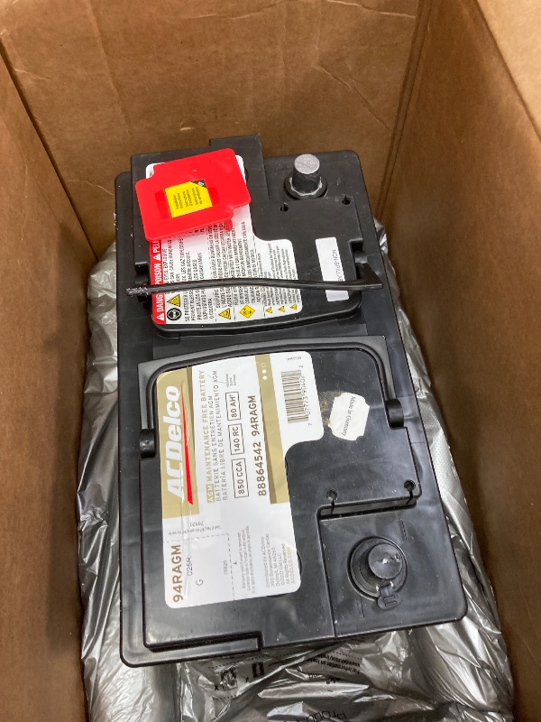 Photo 1 of ACDelco Gold 94RAGM (88864542) 36 Month Warranty AGM BCI Group 94R Battery