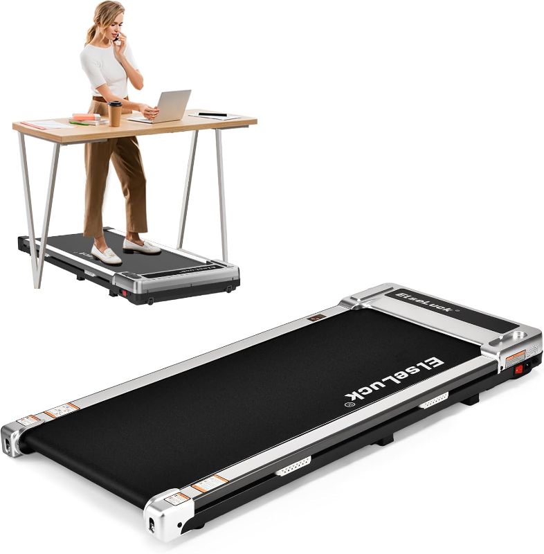 Photo 1 of 
Elseluck Walking Pad, Under Desk Treadmill for Home Office, 2 in 1 Portable Walking Treadmill with Remote Control, Walking Jogging Machine in LED Display 