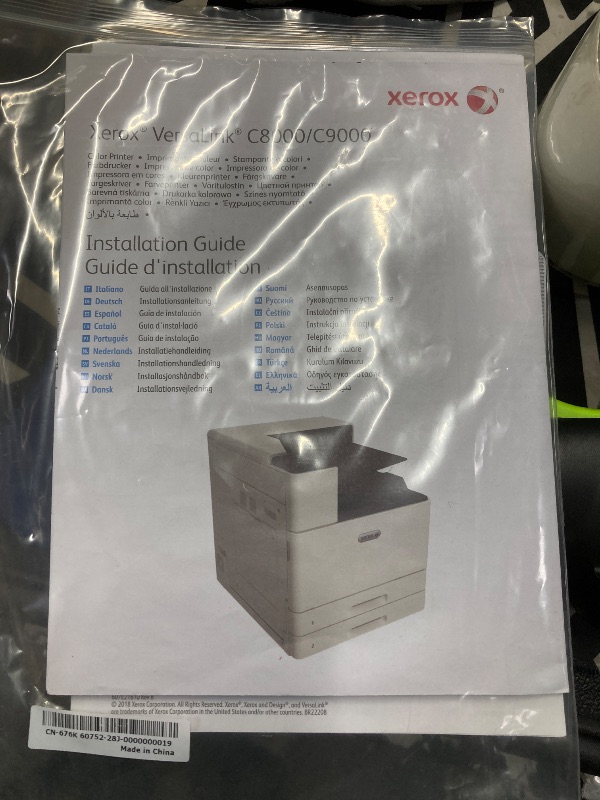 Photo 1 of Xerox VersaLink C8000/DT Color Printer, Amazon Dash Replenishment Ready