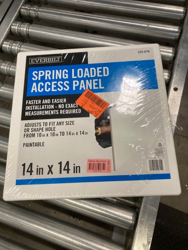 Photo 2 of 14 in. X 14 in. Adjustable Spring Loaded Plastic Access Panel