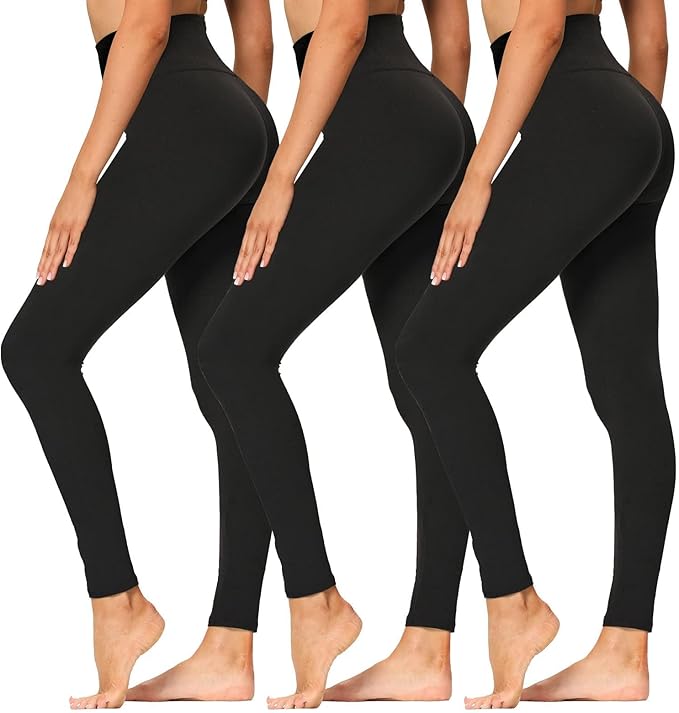 Photo 1 of 
High Waisted Leggings for Women - Soft Athletic Tummy Control Pants for Running Cycling Yoga Workout  s-m
