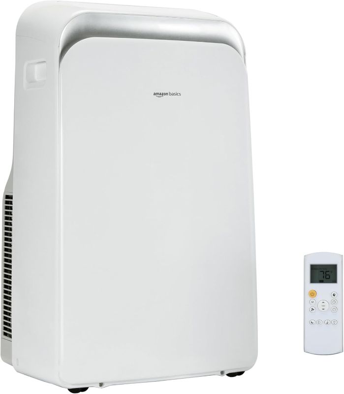 Photo 1 of 
Amazon Basics Portable AC (Air Conditioner) with Heat Pump, Dual Purpose (Cool and Warm), Cools 550 Square Feet, With Remote Control and Timer, 13,000 BTU ASHARE / 10000 BTU SACC, White