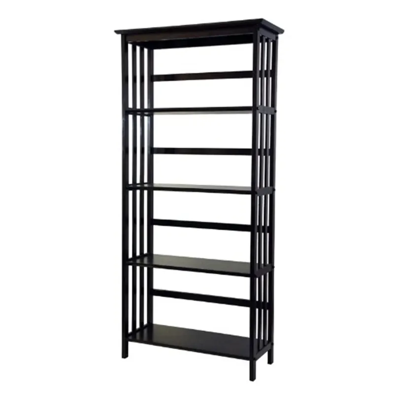 Photo 1 of Casual Home Mission Style Bookcase-Color:Espresso,Size:5-Shelf