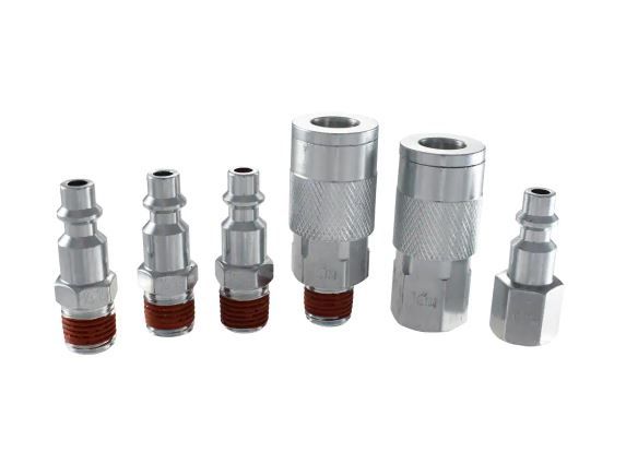 Photo 1 of 1/4 in. I/M Coupler Plug with Increased Air Flow (6-Piece)