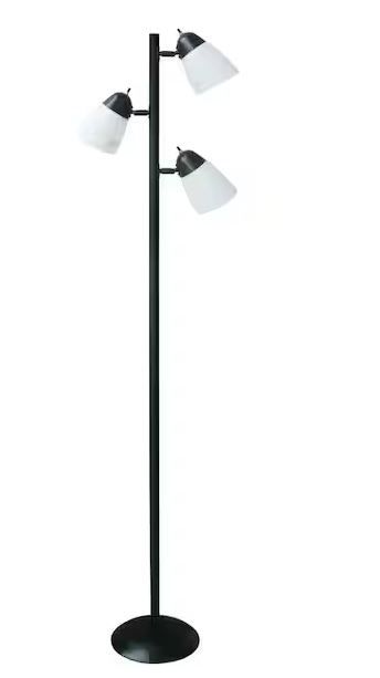 Photo 1 of 000046387- 64.5 in. Black Track Tree Floor Lamp