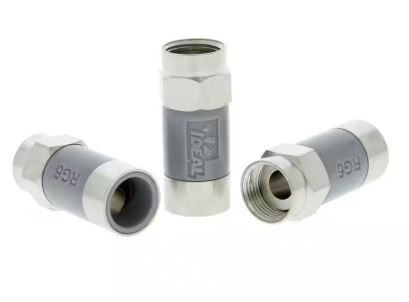 Photo 1 of  2 Packs of RG6 Tool-Less Compression F-Connector (4-Pack)
