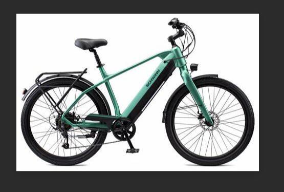 Photo 1 of ***PARTS ONLY***
Schwinn Coston Hybrid Electric Bike for Adults, 20MPH Commuting eBike, Ride Up to 35-45 Miles on a Single Charge, 27.5-Inch Wheels, 7-Speed, Step-Thru or Step Over Aluminum Frame, Removable Battery