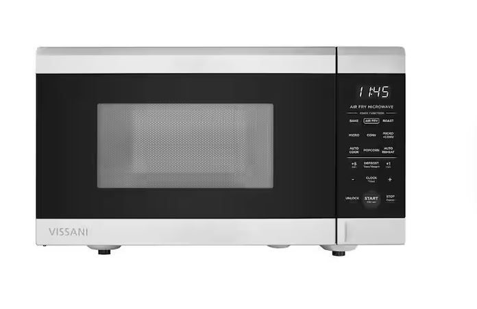 Photo 1 of 0.9 cu. ft. 900-Watt Countertop Convection Microwave in Stainless Steel with Air Fryer


