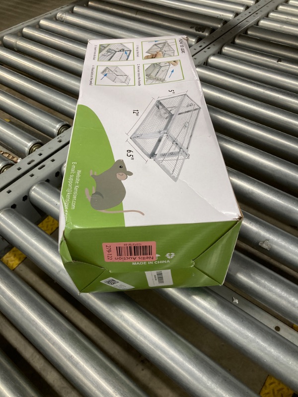 Photo 1 of Kensizer Animal Humane Live Cage Trap That Work for Rat Mouse Chipmunk Mice Voles Hamsters and Other Small Rodents, Trampa para Ratones, Catch and Release 1Pack Medium