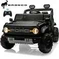 Photo 1 of ***see notes***24V 2 Seater Ride on Cars, Licensed Ford Bronco Raptor Powered Ride on Toy Truck with Remote Control, Electric Car for Kids 3-8 Gifts with Bluetooth/LED Light/Spring Suspension, 4 Wheelers, Black
