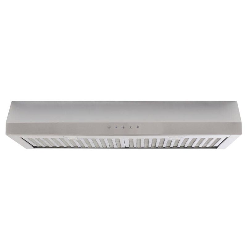 Photo 1 of Cenza 30 in. 340 CFM Convertible Under Cabinet Range Hood in Stainless Steel with Electronic Touch Controls
