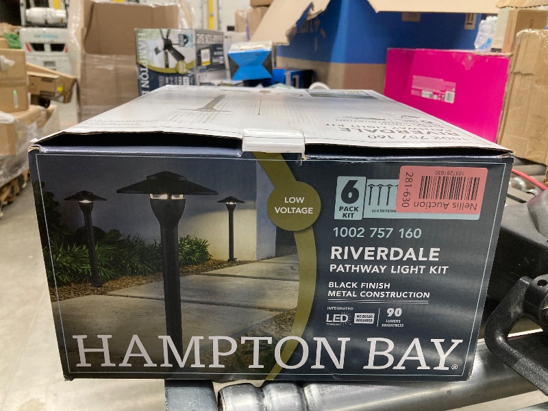 Photo 2 of 30-Watt Integrated LED Outdoor Black Landscape Path Light(6-Pack) by Hampton Bay
