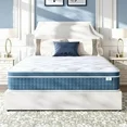 Photo 1 of 12" Queen Mattress,Memory Foam & Spring Hybrid Mattress Queen Size,Medium Feel,Breathable Comfort Pressure Relieving for Guest Bedroom - Individual Pocket
