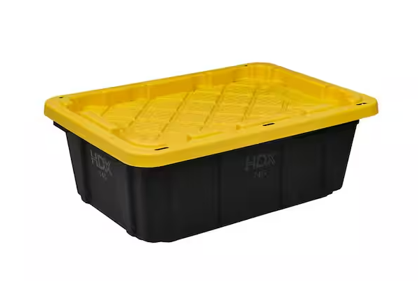 Photo 1 of (4 Gal. Tough Storage Tote in. Black) x 10 (***NO LID***)