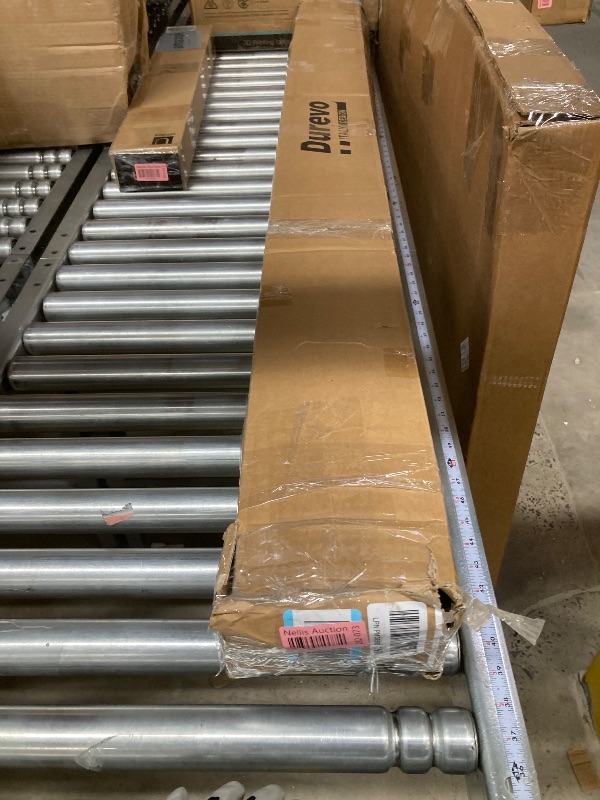 Photo 1 of Truck Rack with Two Cross Bars and Four Brackets for Pickup Bed, Universal Aluminum Black Bar Length Adjustable from Min 49” to Max 64” Works with Tonneau Cover That Mounts on Top of Rails,