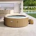 Photo 1 of ***PARTS ONLY, ITEM HAS PATCHES ON IT****Intex 6 Person PureSpa Bubble Massage Inflatable Hot Tub Spa Set, with Energy Efficient Spa Cover
