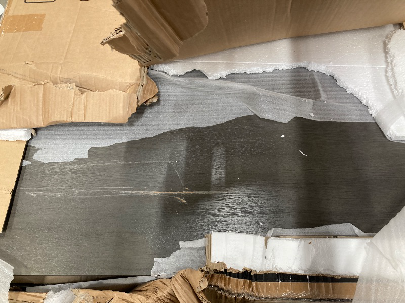 Photo 1 of Signature Design by Ashley Caitbrook Rustic 7 Piece Dining Set, Include Table and 6 Chairs, Gray