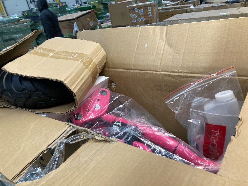 Photo 1 of HOVER HEART Gas Mini Chopper Bike, DB004 Model 49.4 CC 2-Stroke Dirt Bike with Big Headlight, Premium Tire, Metal Frame, Disc Brakes, Max Load 165Lbs, Up to 20Mph, EPA Approved (Pink)