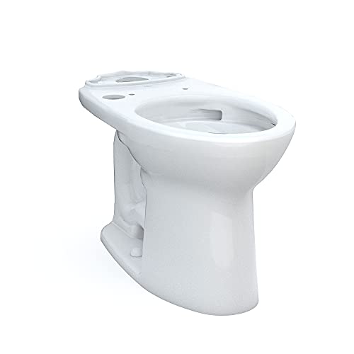 Photo 1 of ****TOILET BOWL ONLY****TOTO C776CEFGT40 Drake Elongated Universal Toilet Bowl Only with CeFiONtect WASHLET+ Ready - Less Seat Cotton Toilets and Bidets Toilet Bowls