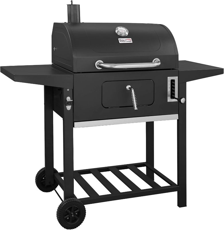 Photo 1 of ****MISSING PARTS***Royal Gourmet CD1824A Charcoal Grill,BBQ Outdoor Picnic, Camping, Patio Backyard Cooking, Black