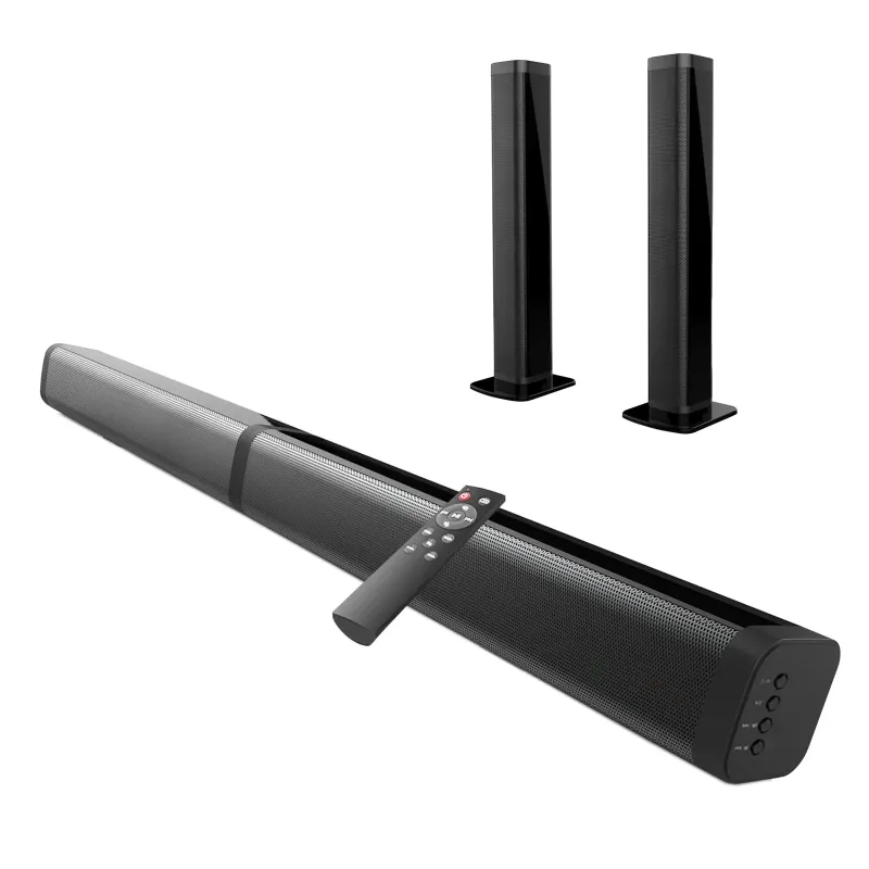 Photo 1 of 2 in 1 Separable Sound Bars for TV, Bluetooth 5.0 Surround Sound System for TV Wireless Connect, 37 Inch Soundbar for Home Theater, ARC/Optical/USB Cables & Remote TV Speakers, Wall Mountable
