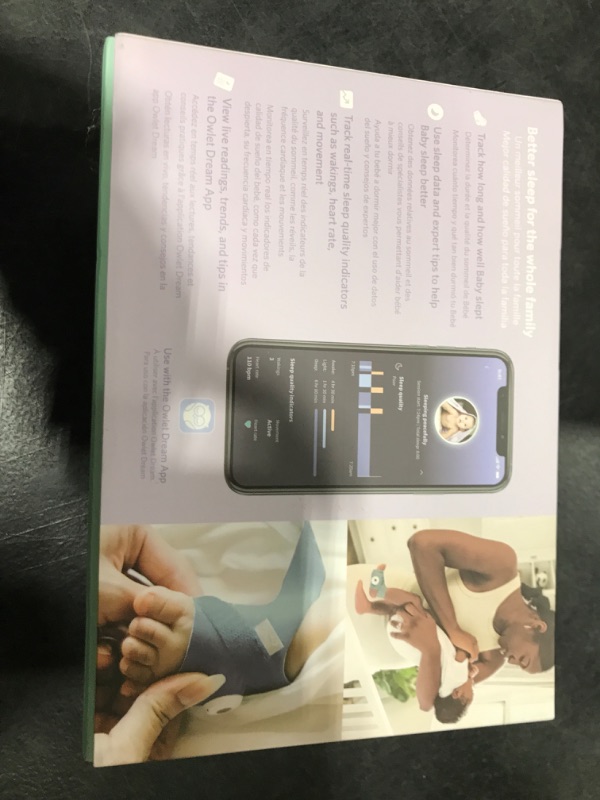 Photo 2 of Owlet® Dream Duo Smart Baby Monitor: FDA-Cleared Dream Sock® plus Owlet Cam 2- Tracks & Notifies for Pulse Rate & Oxygen while viewing Baby in 1080p HD WiFi Video